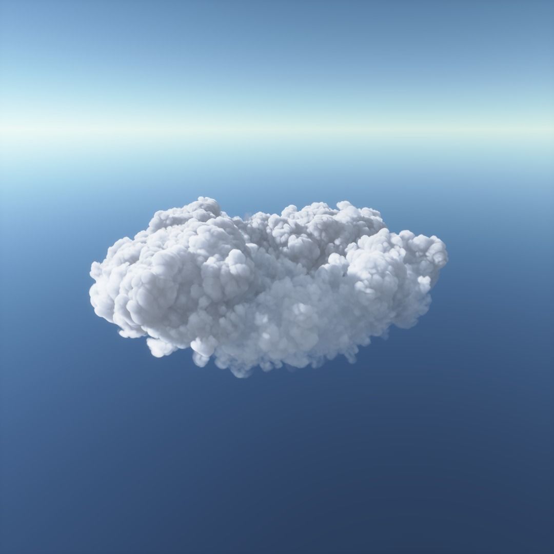 60 clouds VDB format Blender Unreal Engine 4K png and Sprite 3D model_19