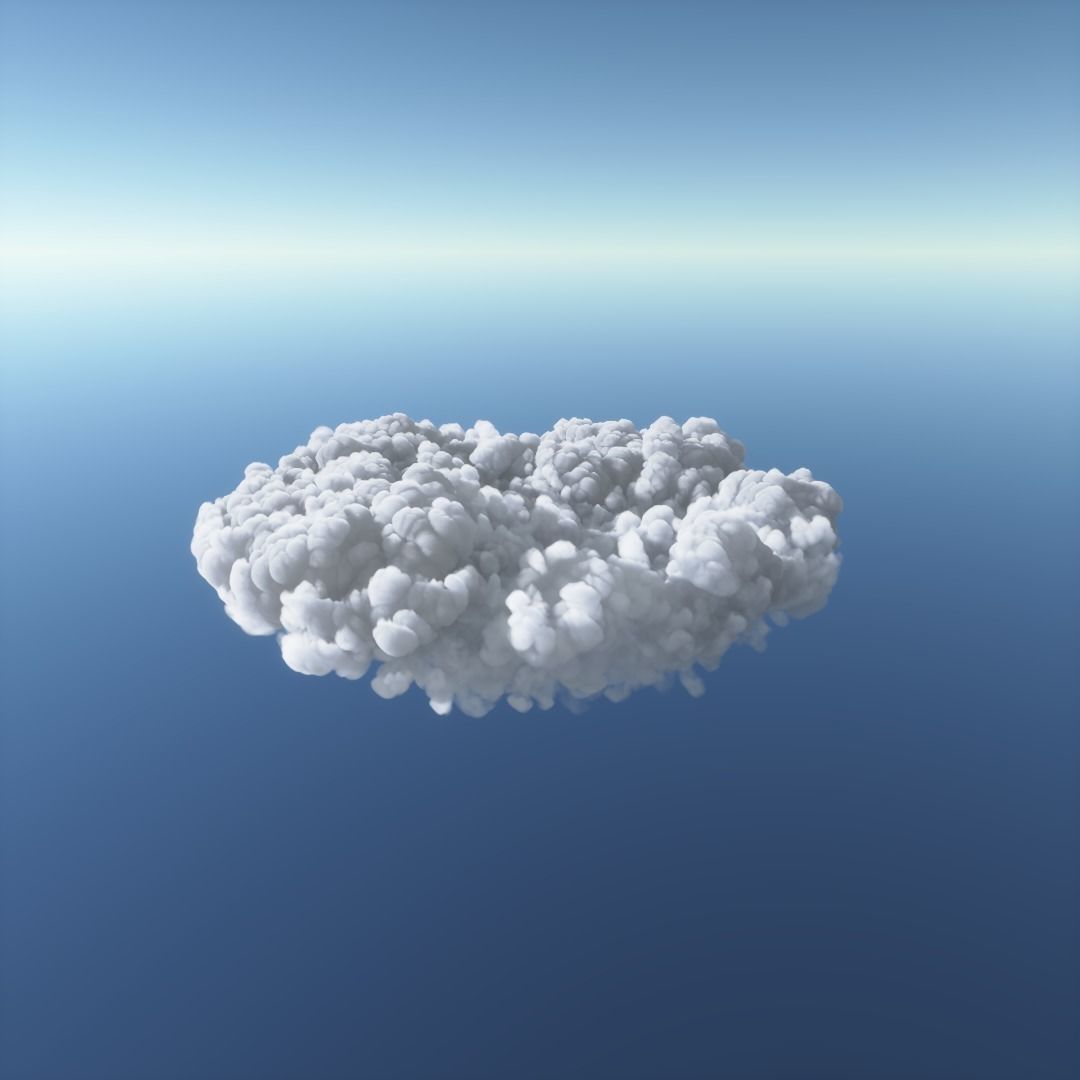 60 clouds VDB format Blender Unreal Engine 4K png and Sprite 3D model_7