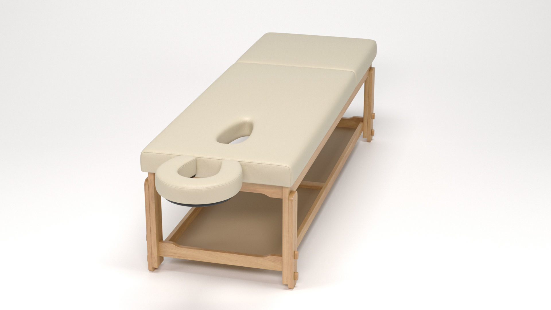 Massage table 3D model_4