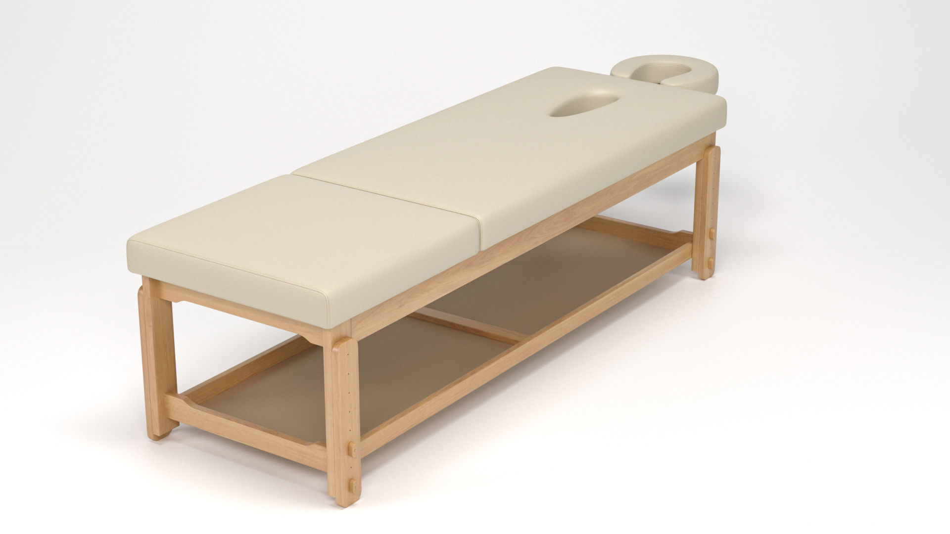 Massage table 3D model_2