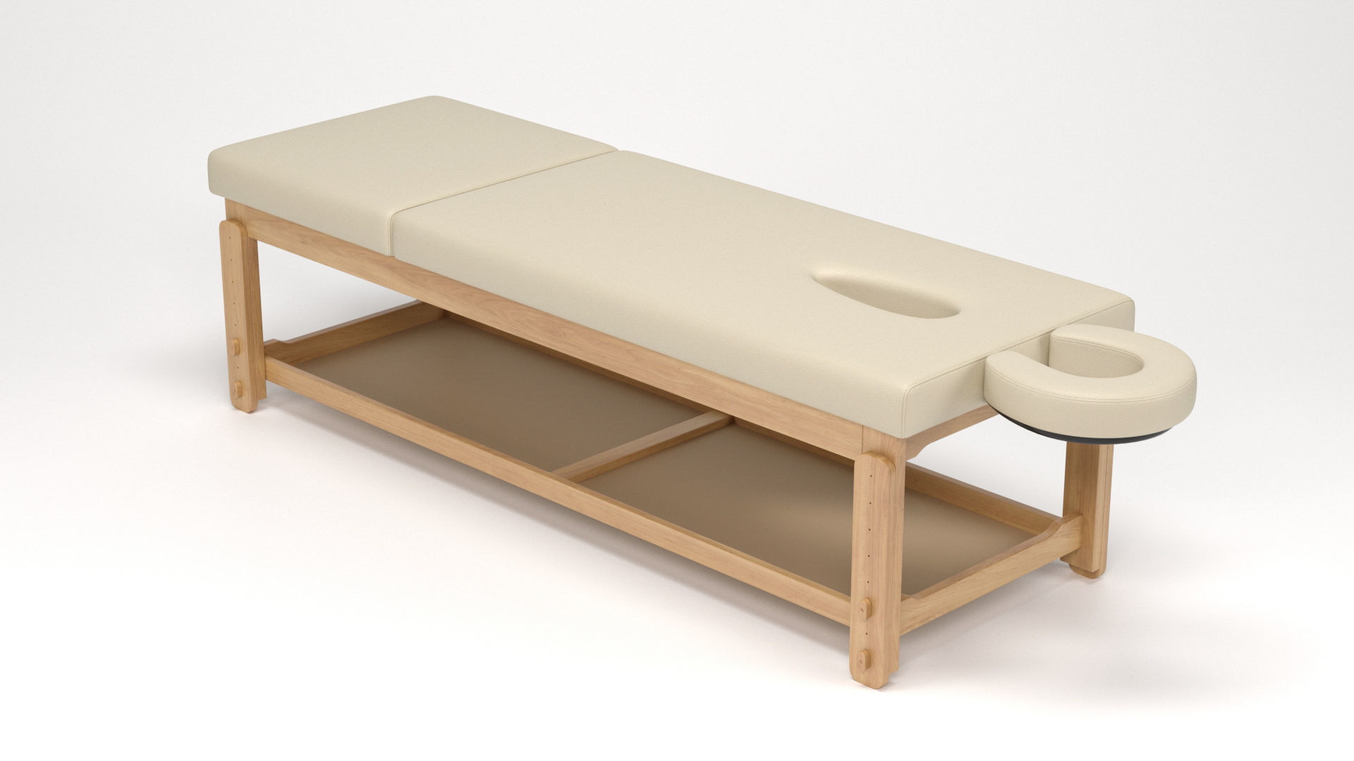 Massage table 3D model_3