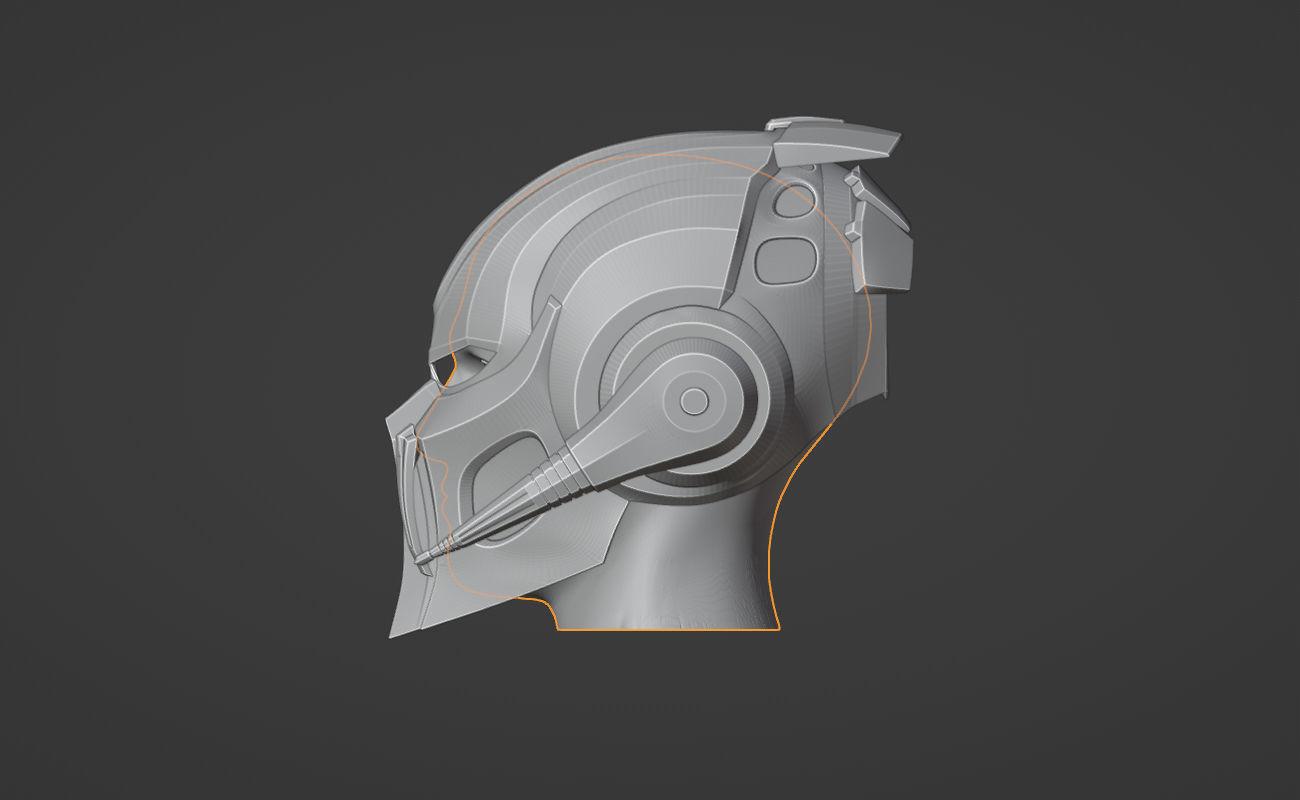 Cyber Sub Zero helmet from Mortal Kombat 9 3D print model_1