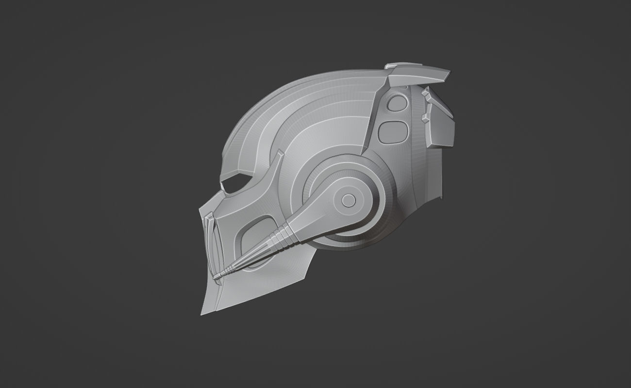 Cyber Sub Zero helmet from Mortal Kombat 9 3D print model_7