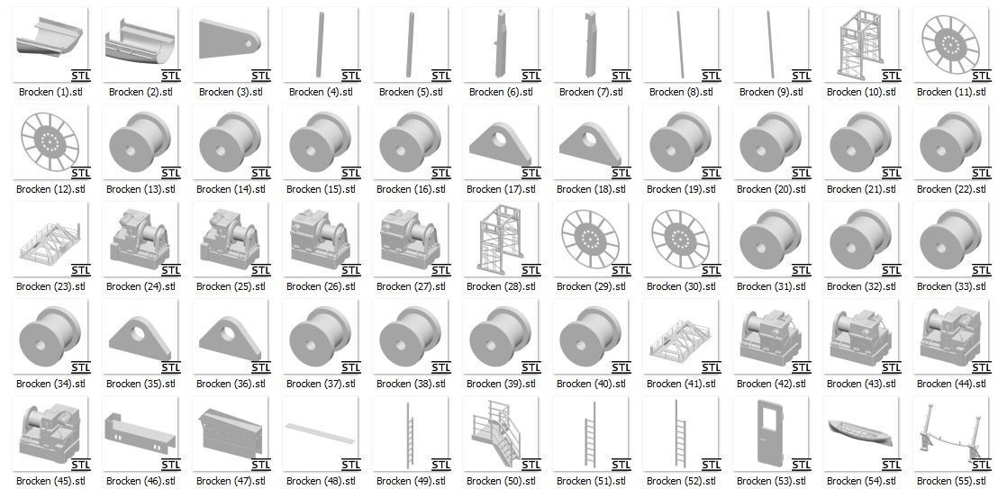 MS Brocken Modelship heavy load vessel 3D print model_7
