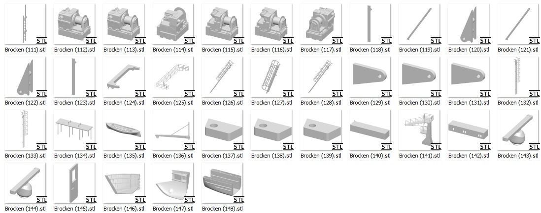 MS Brocken Modelship heavy load vessel 3D print model_5