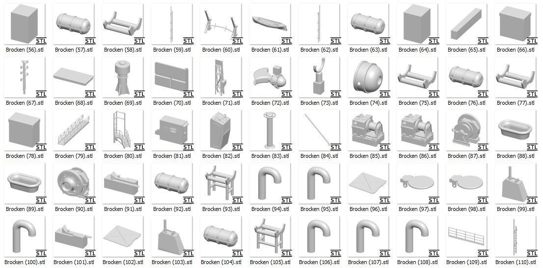 MS Brocken Modelship heavy load vessel 3D print model_6