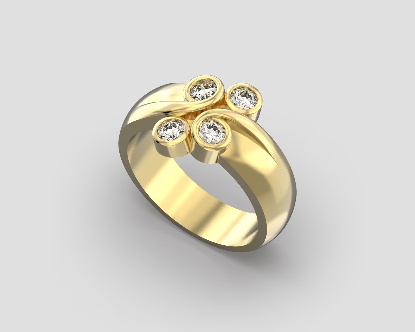 R 058 quarto rig 3D print model_5