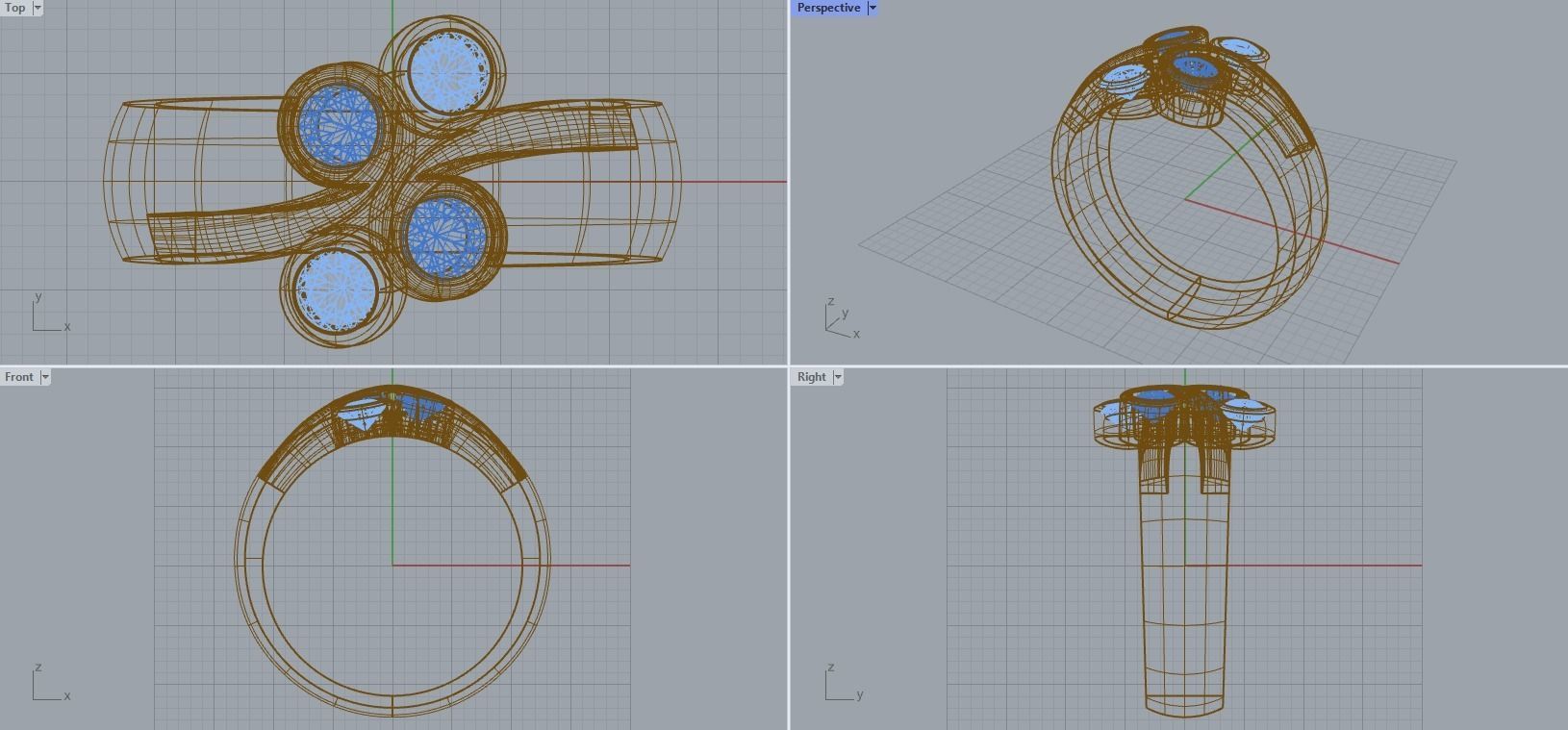 R 058 quarto rig 3D print model_13