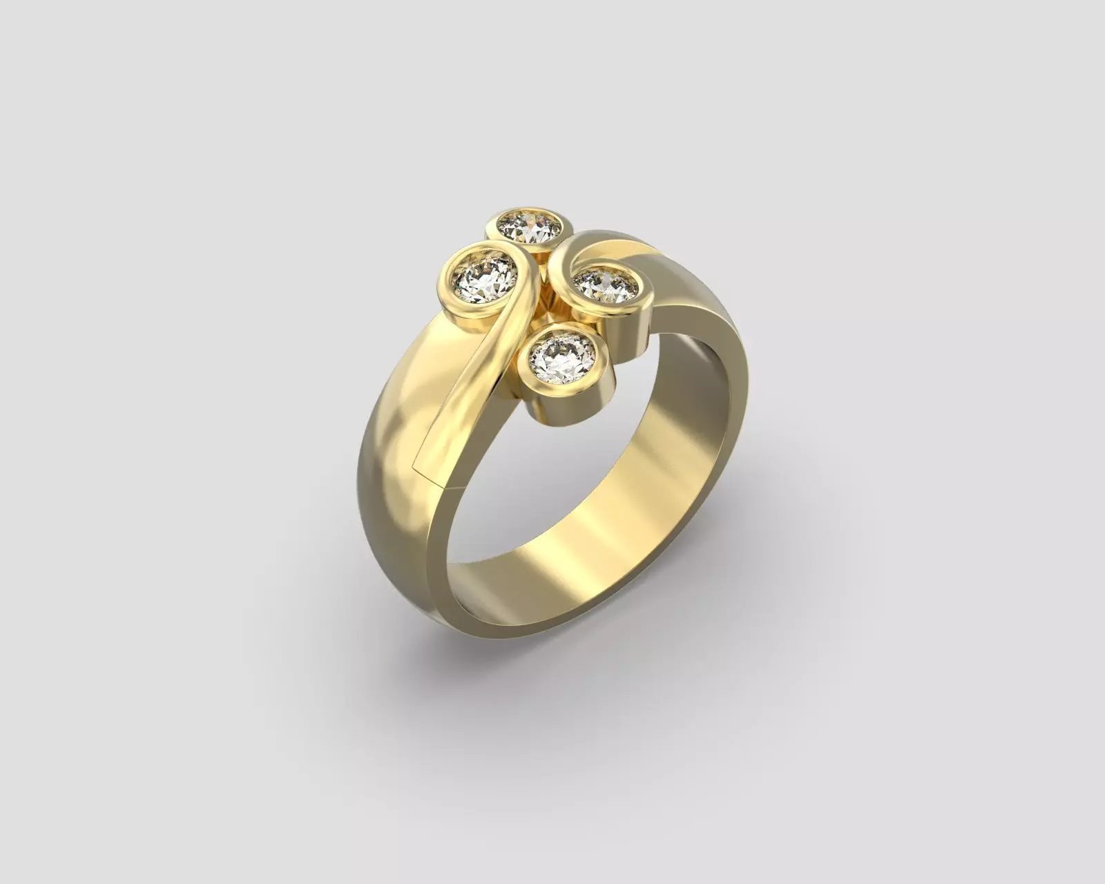 R 058 quarto rig 3D print model_0