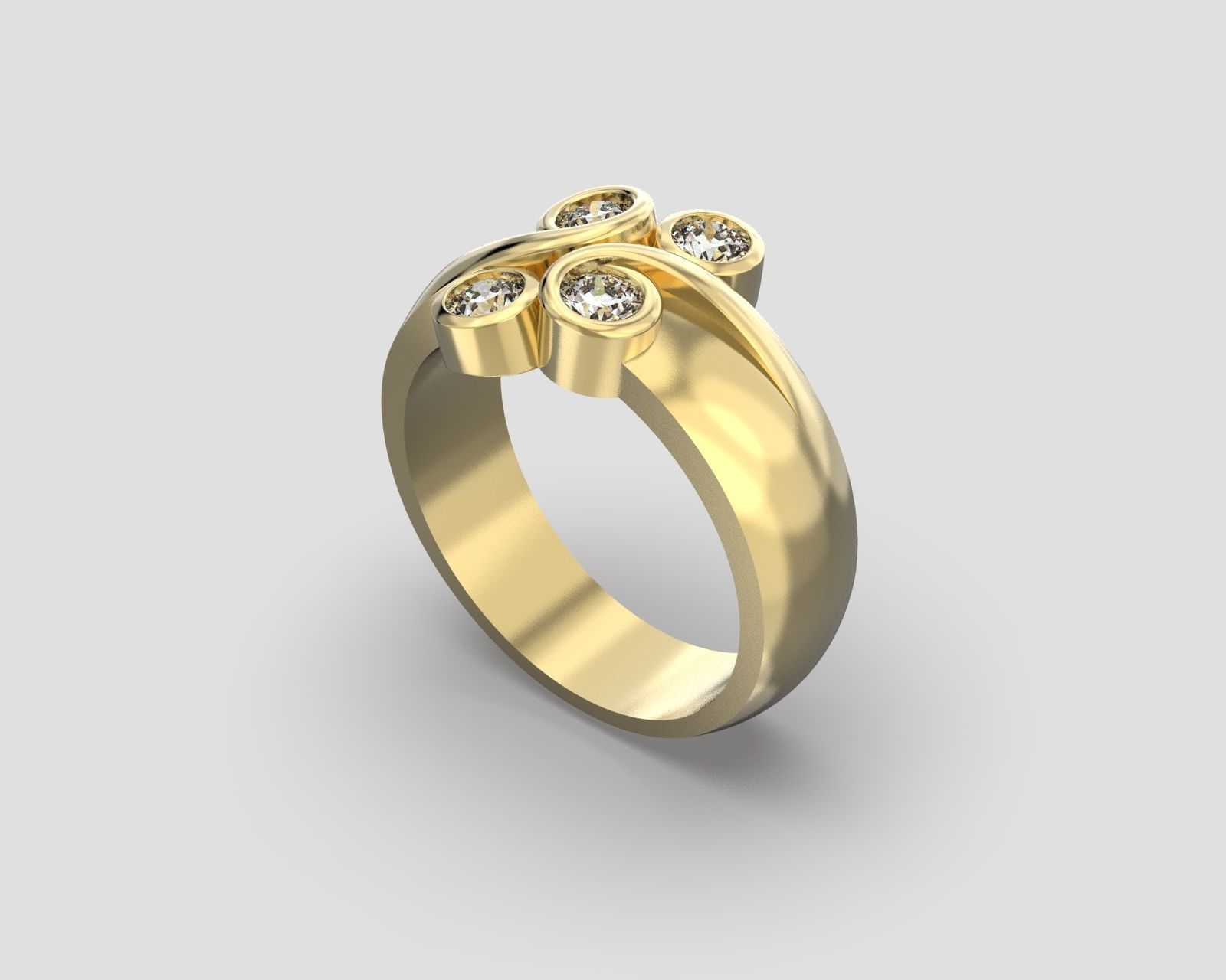 R 058 quarto rig 3D print model_7