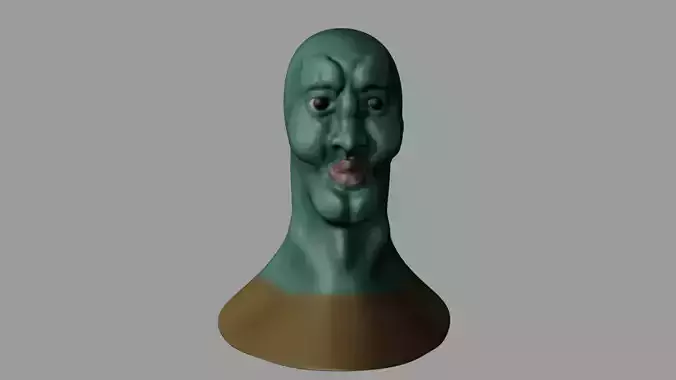 Squirdward 3d Print Free 3D print model