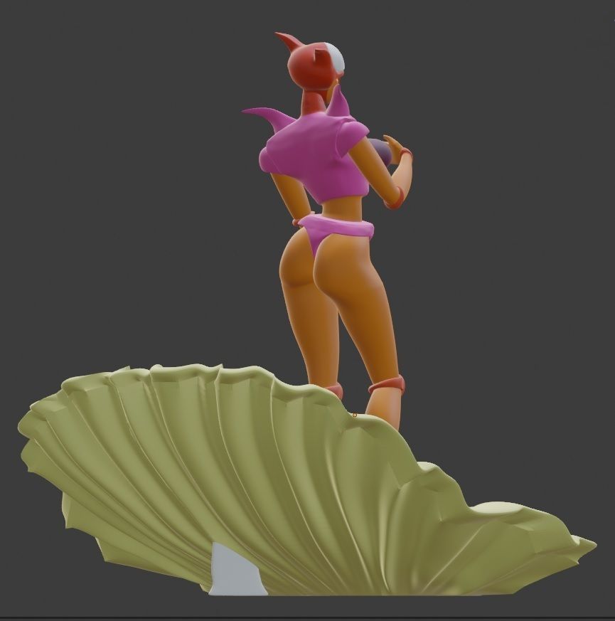 The birth of Aphrodita A 3D print model_4