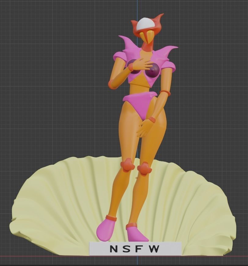 The birth of Aphrodita A 3D print model_1