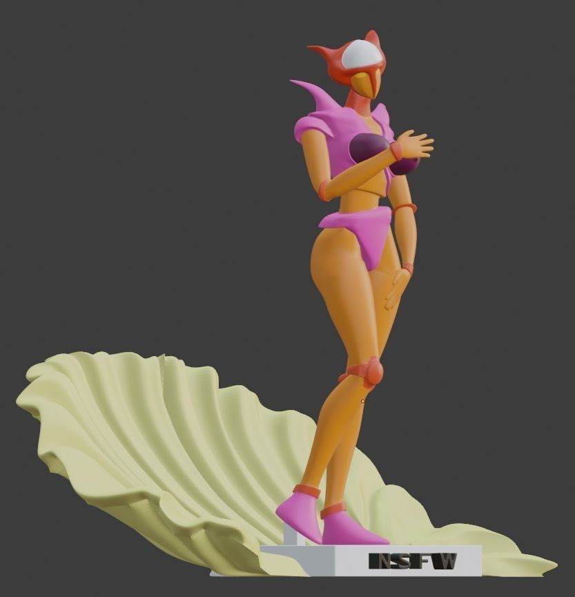 The birth of Aphrodita A 3D print model_6