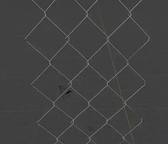 Chain link fence