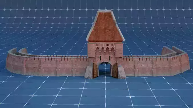 Medieval Walls and Gates Asset Pack