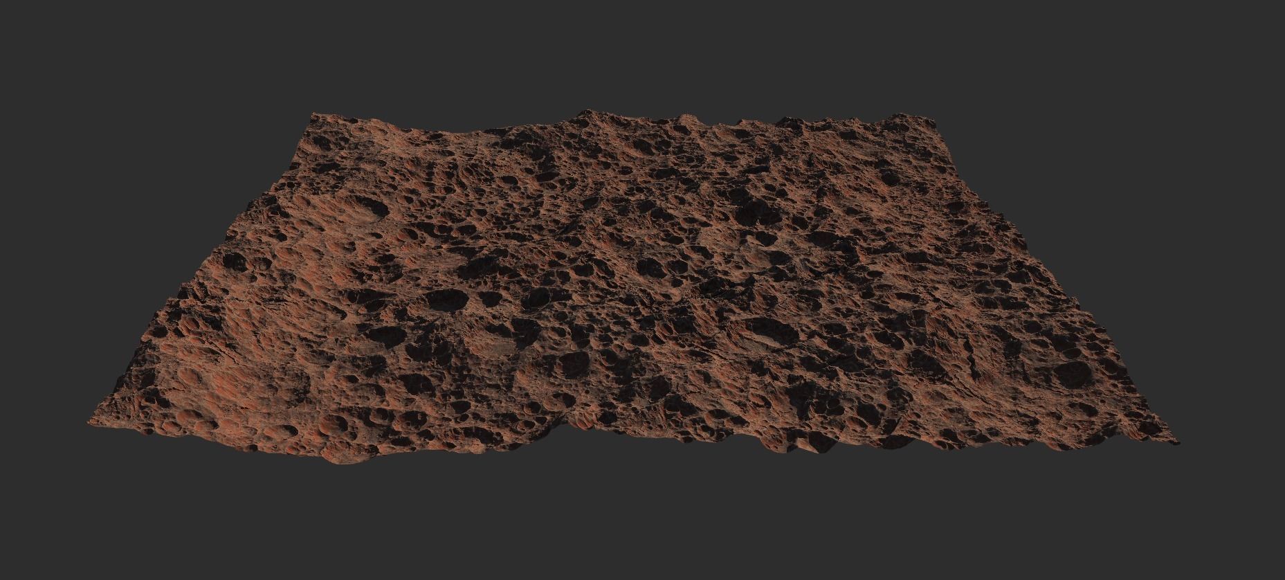 16k Seamless Craters Surface 4 SciFi Open World Variations Low-poly 3D model_28