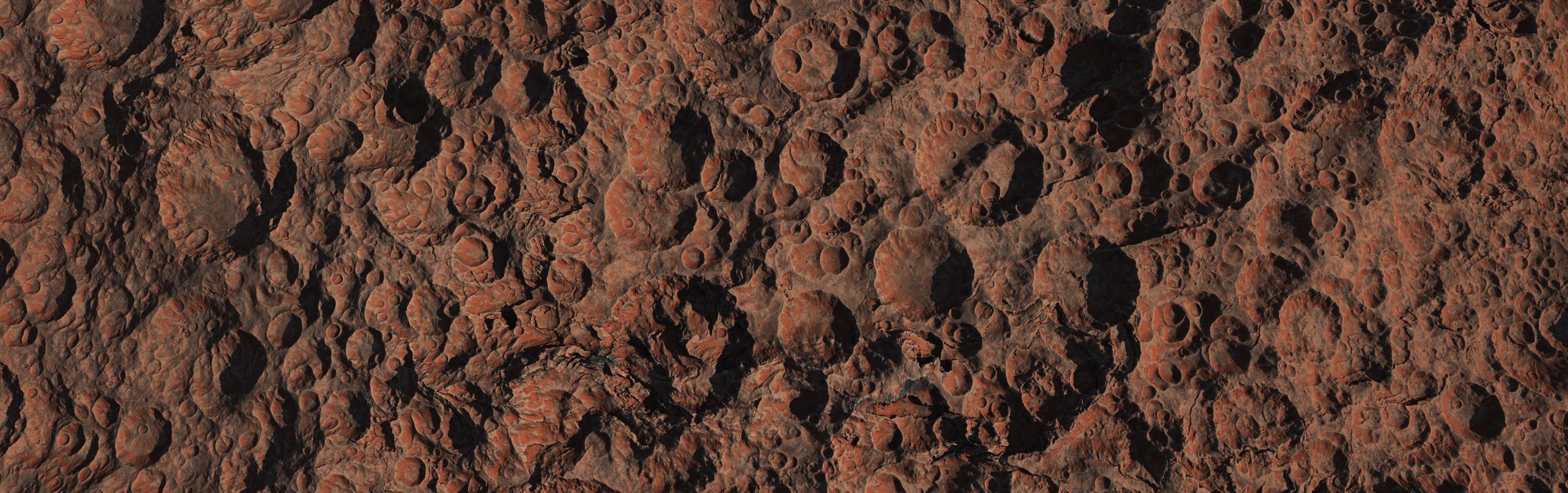16k Seamless Craters Surface 4 SciFi Open World Variations Low-poly 3D model_20