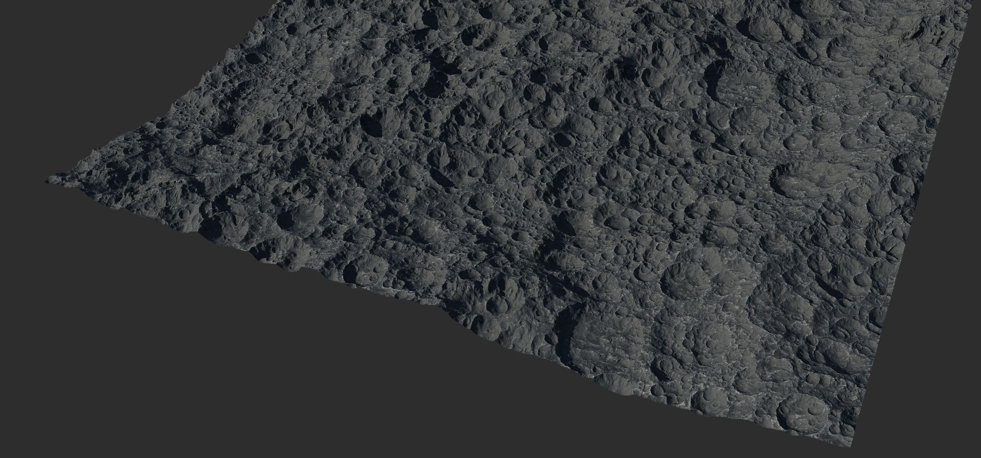 16k Seamless Craters Surface 4 SciFi Open World Variations Low-poly 3D model_39