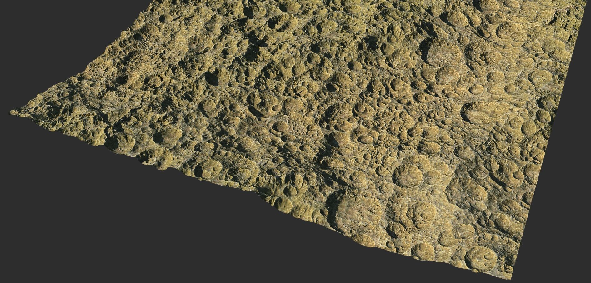 16k Seamless Craters Surface 4 SciFi Open World Variations Low-poly 3D model_42