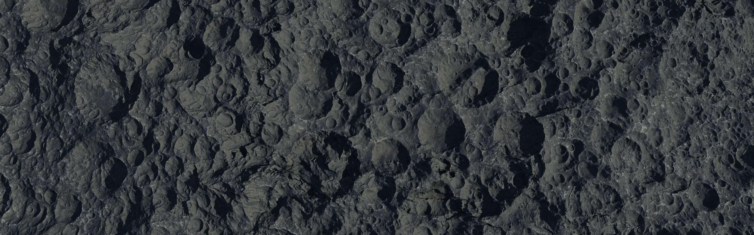 16k Seamless Craters Surface 4 SciFi Open World Variations Low-poly 3D model_17