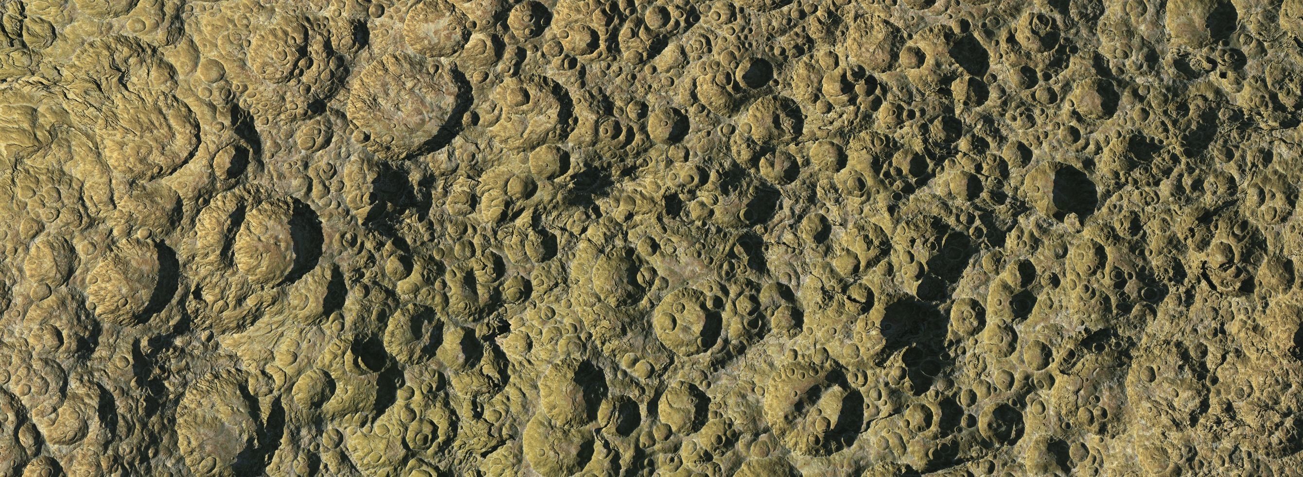 16k Seamless Craters Surface 4 SciFi Open World Variations Low-poly 3D model_16