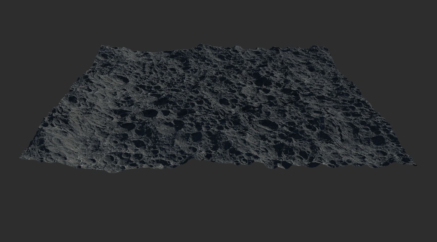 16k Seamless Craters Surface 4 SciFi Open World Variations Low-poly 3D model_23