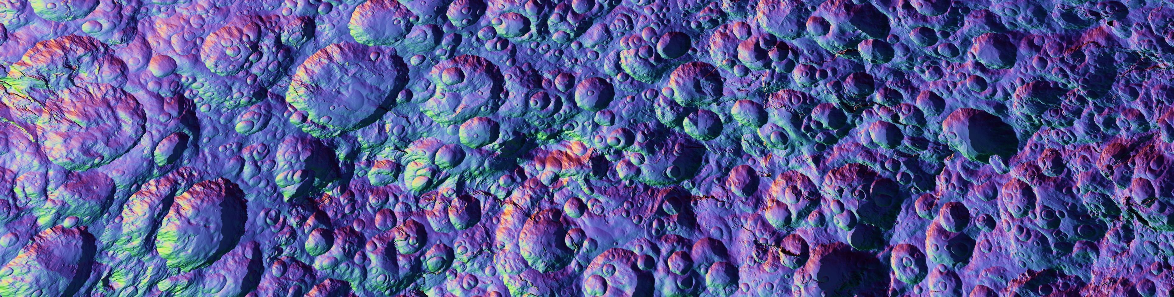 16k Seamless Craters Surface 4 SciFi Open World Variations Low-poly 3D model_8