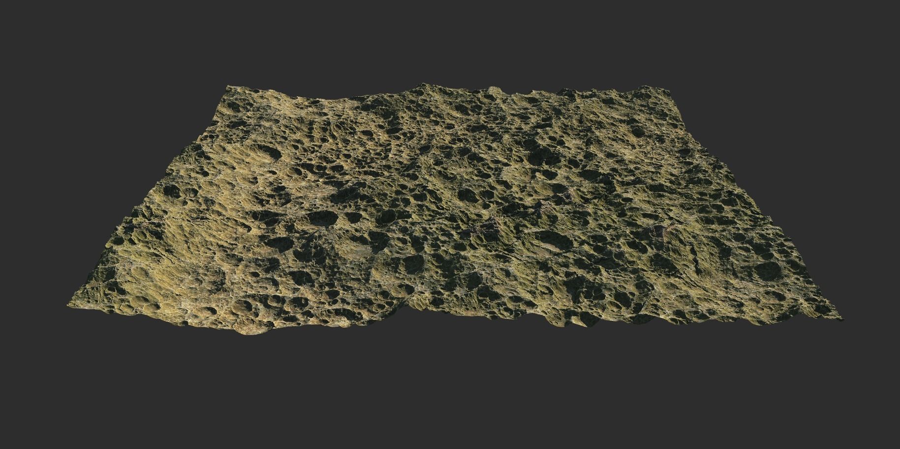16k Seamless Craters Surface 4 SciFi Open World Variations Low-poly 3D model_29