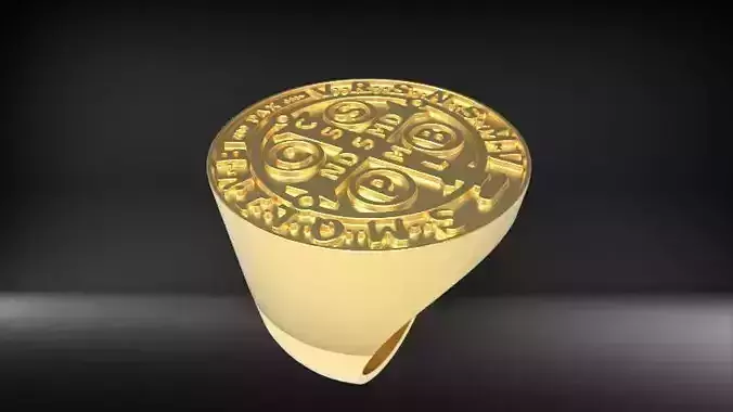 St Benedict Exorcism Ring Christian Catholic Jewelry