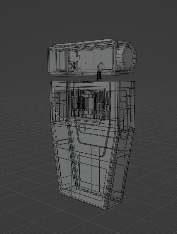 Star Wars The Acolyte PIP Droid 3D print model_9