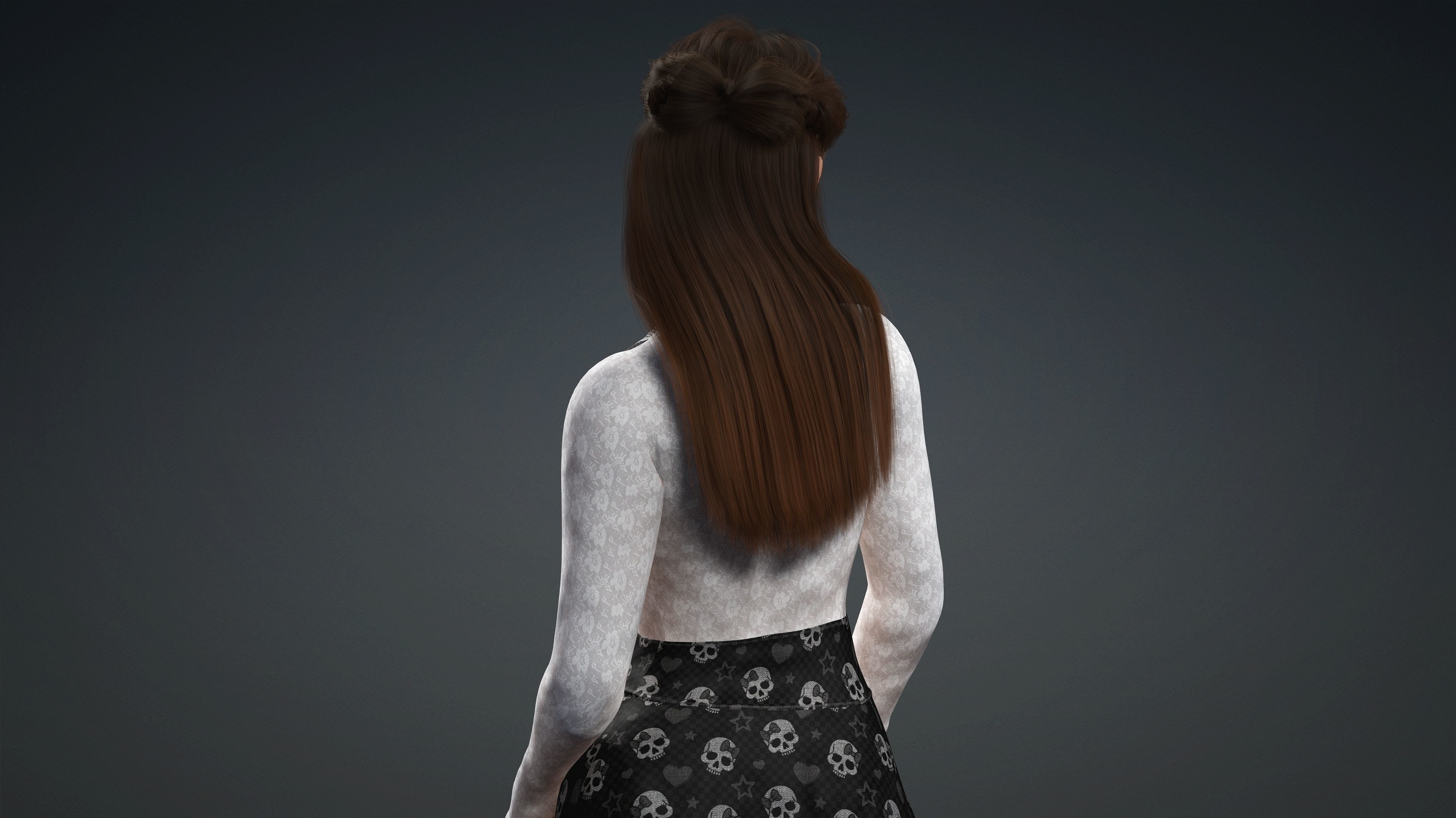 Sexy Character - Fully Rigged 3D model Low-poly 3D model_6