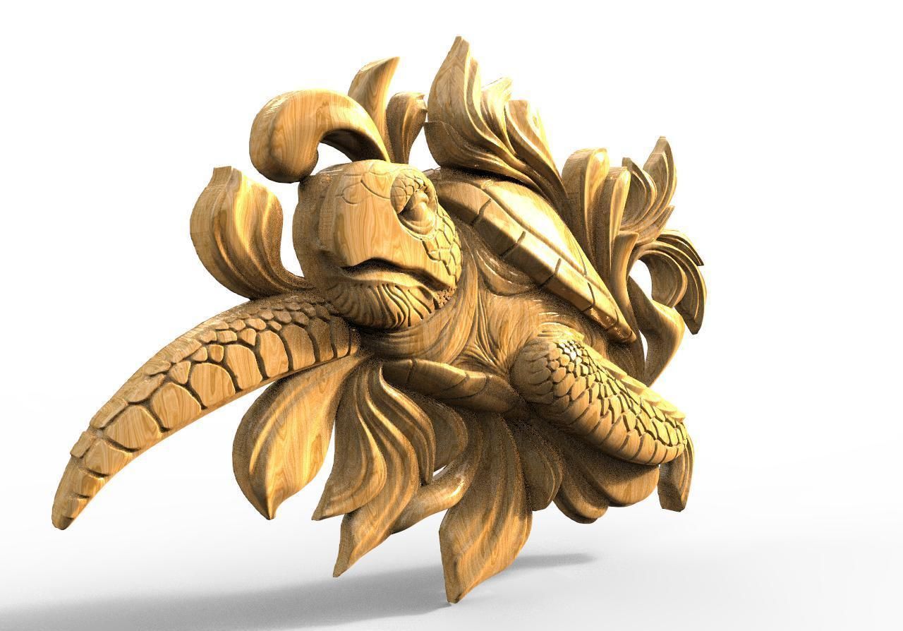 Turtle CNC  3D print model_5