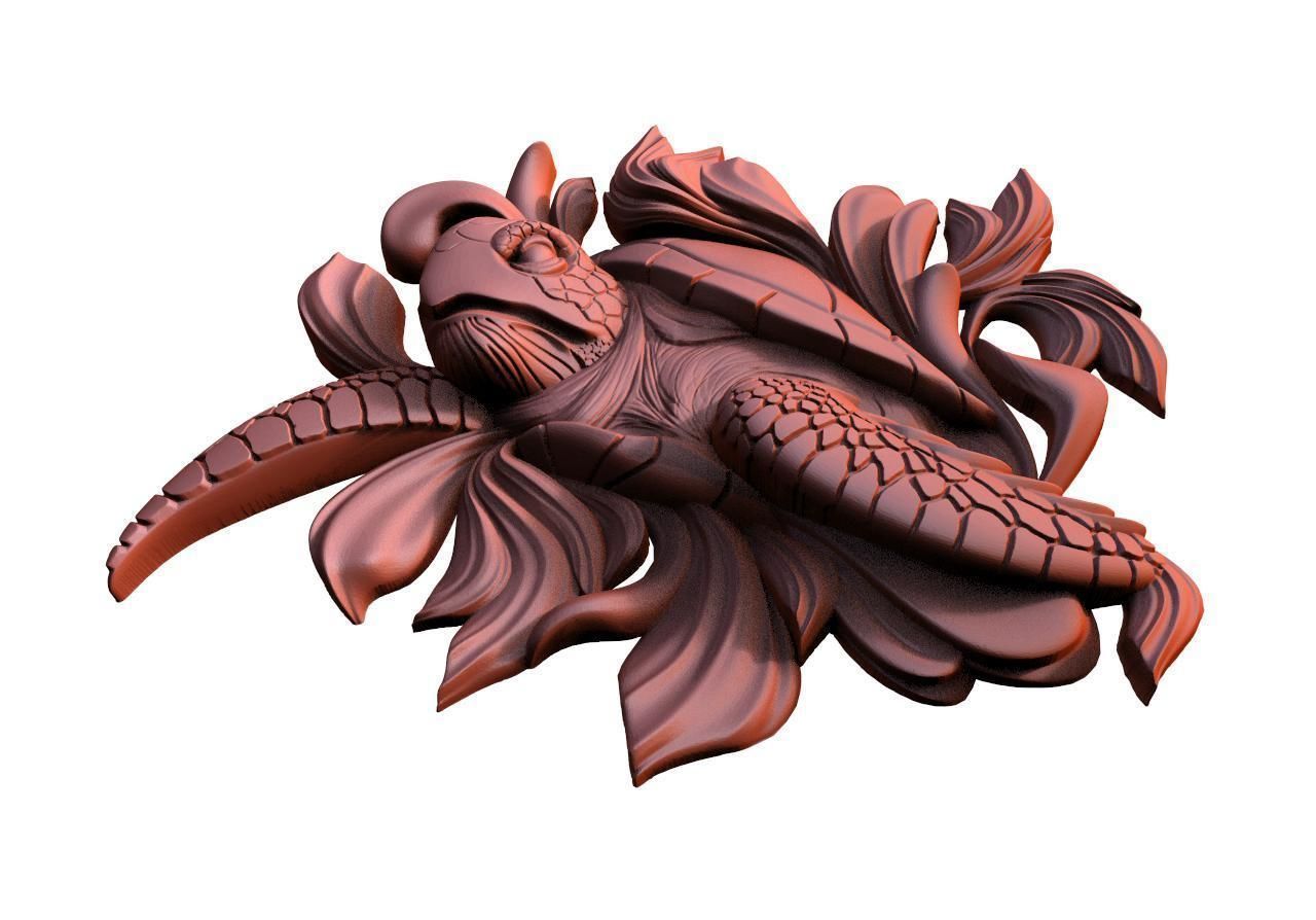 Turtle CNC  3D print model_4