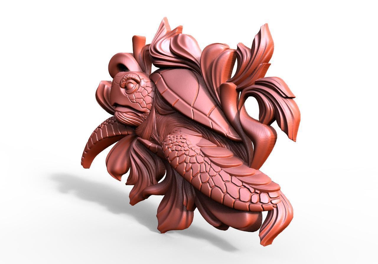 Turtle CNC  3D print model_2