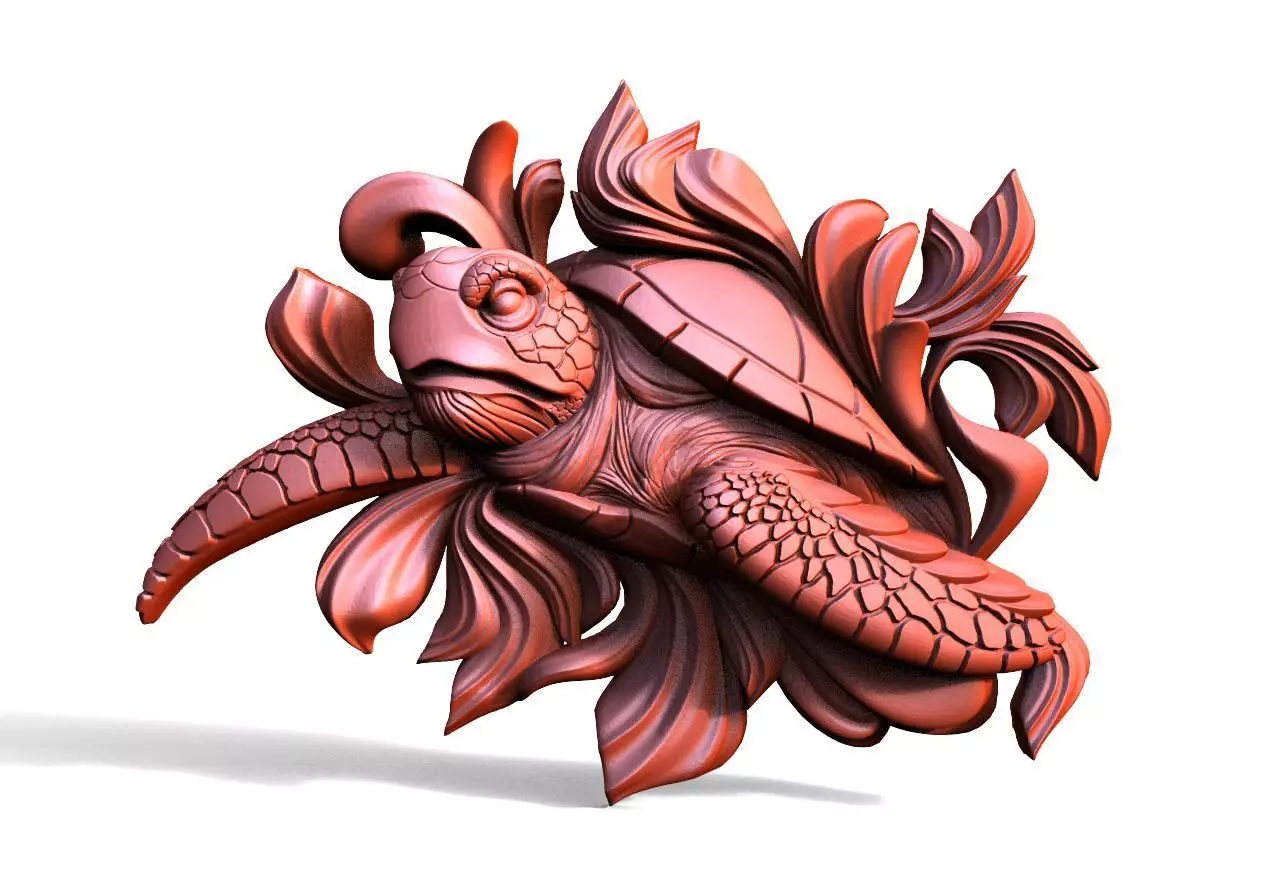 Turtle CNC  3D print model_0