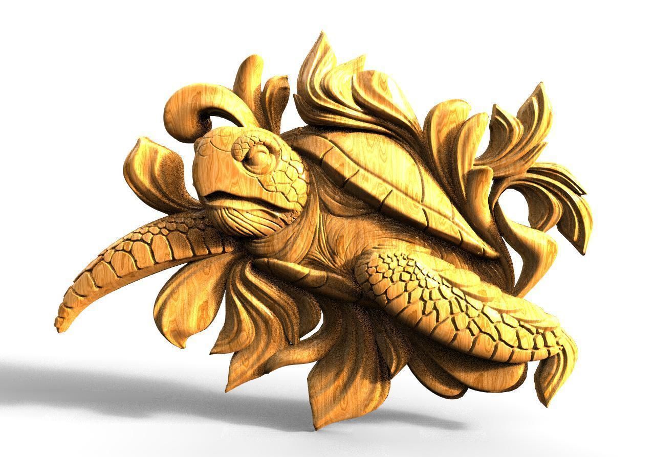 Turtle CNC  3D print model_1