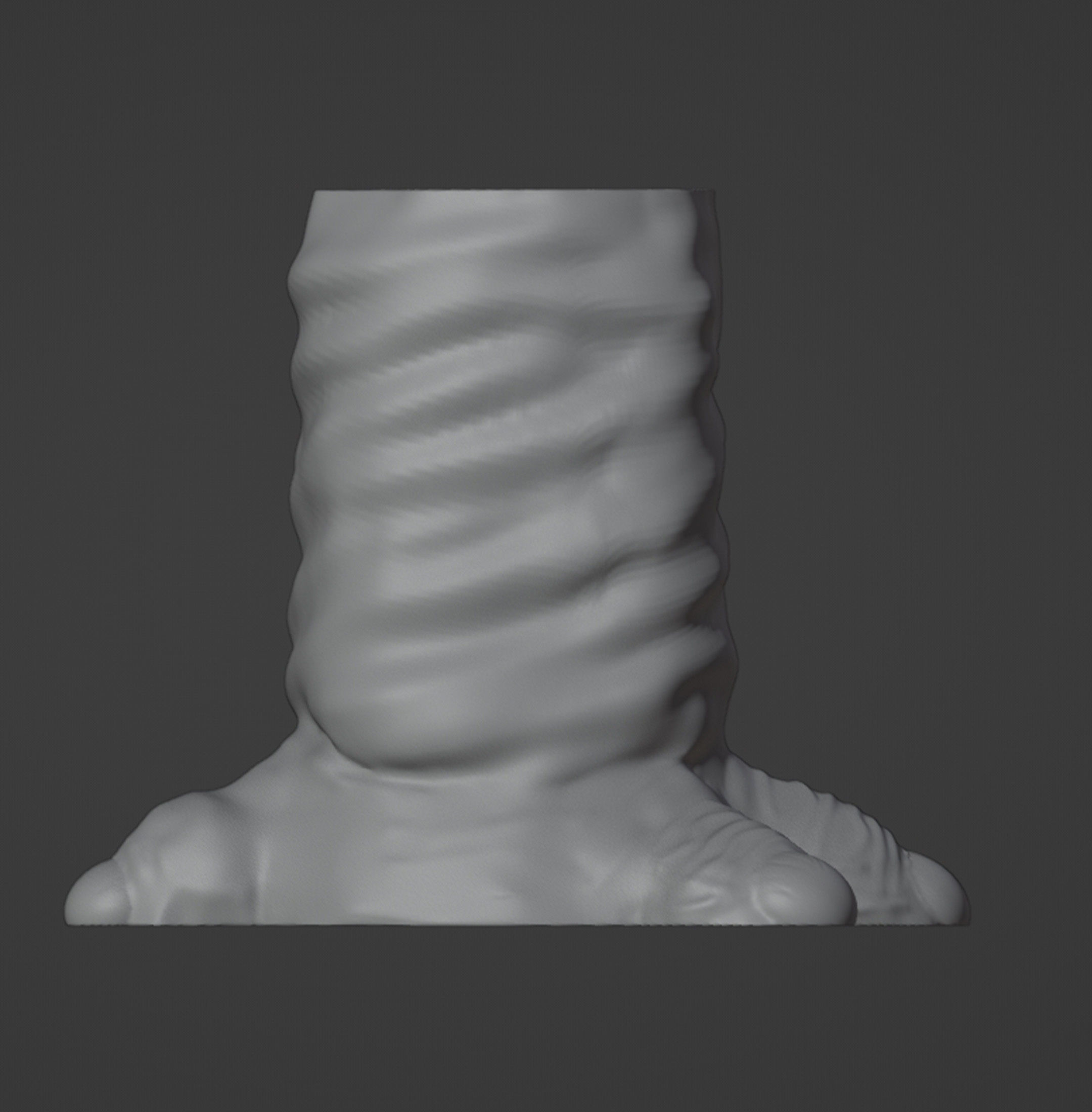 Monster Foot Planter - Pen Holder 3D print model_2