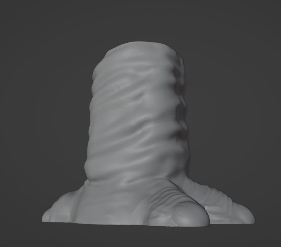 Monster Foot Planter - Pen Holder 3D print model_7