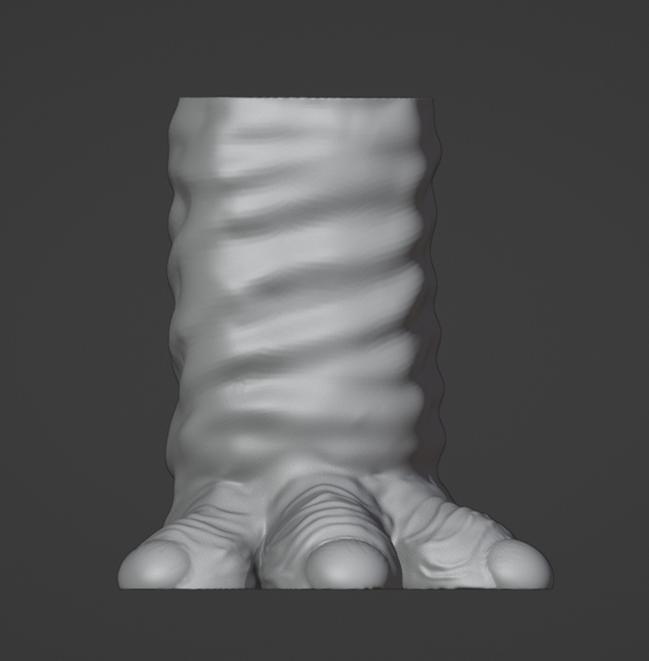 Monster Foot Planter - Pen Holder 3D print model_1