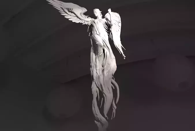 Grand Angel art Sculpture wall