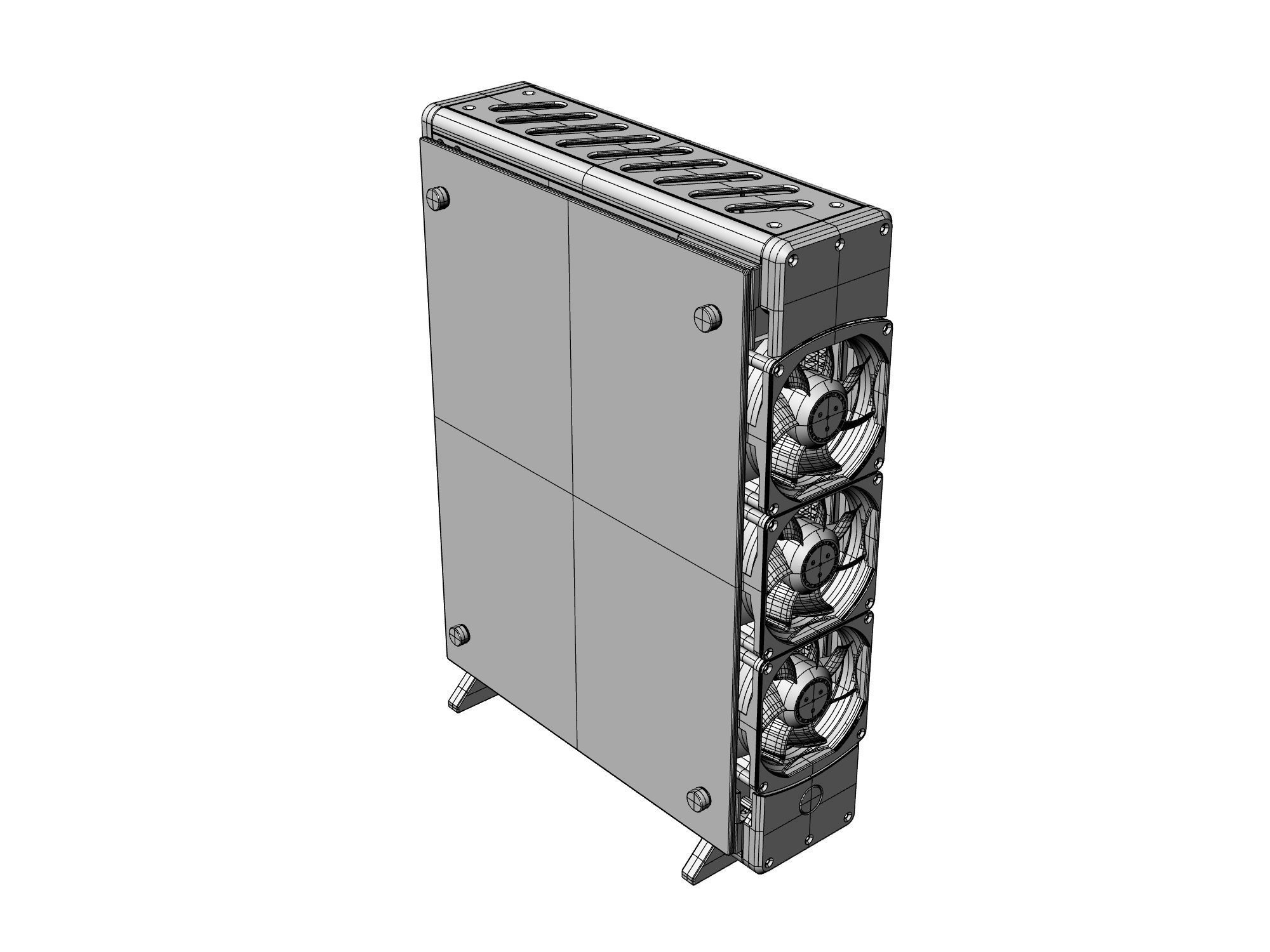 Computer Case 01 3D model_10