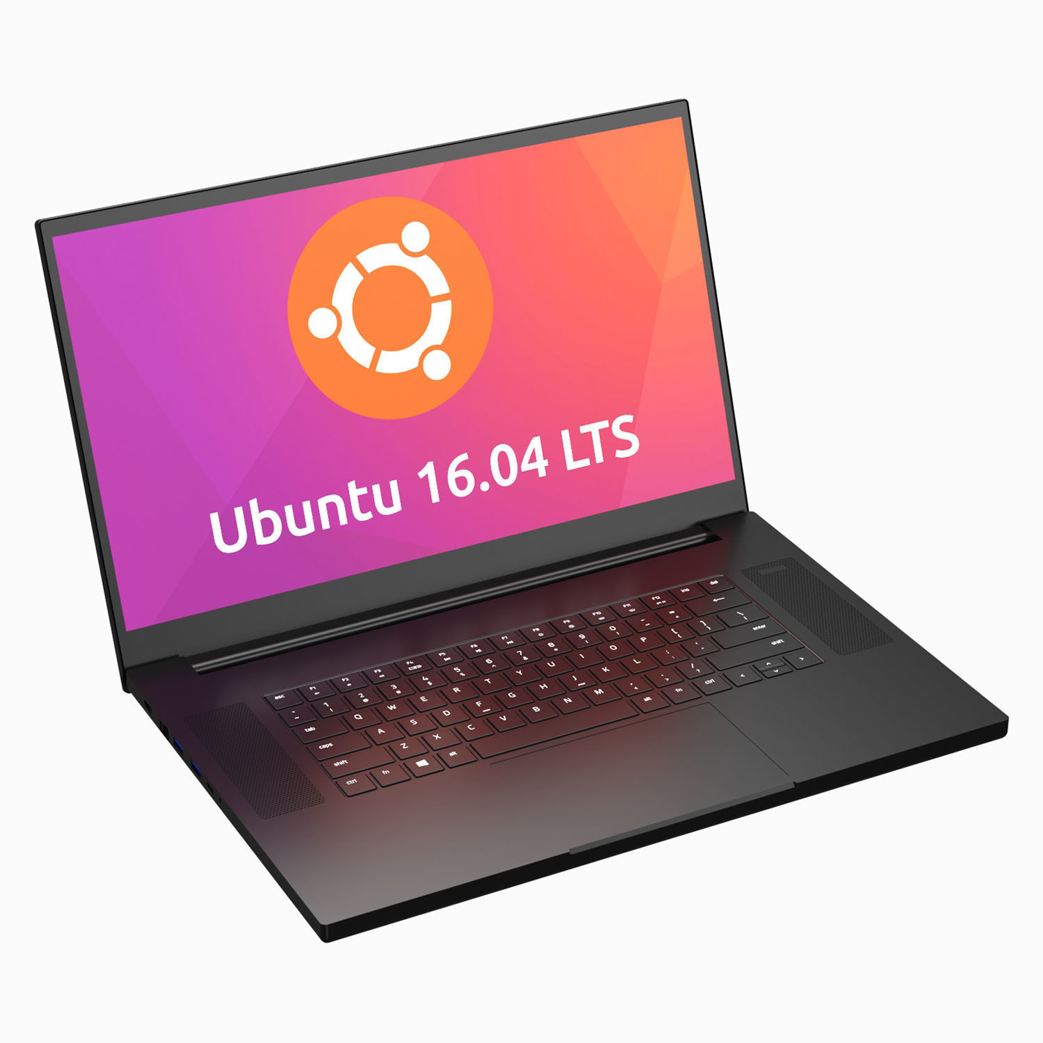 Laptop 02 3D model_1