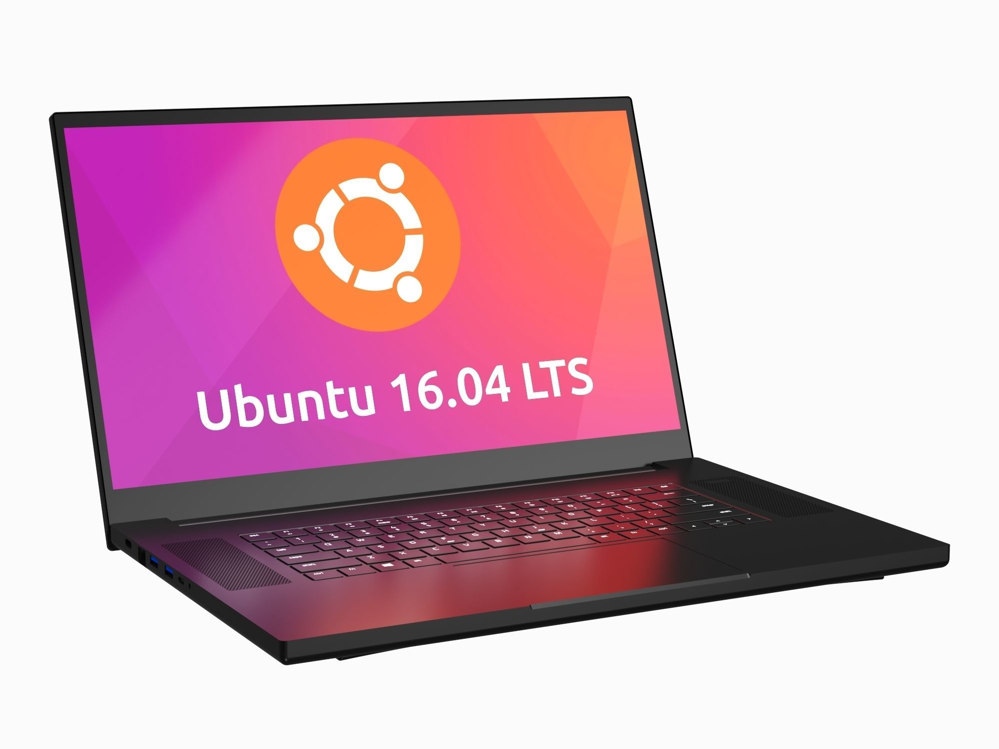 Laptop 02 3D model_5