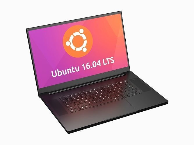 Laptop 02 3D model