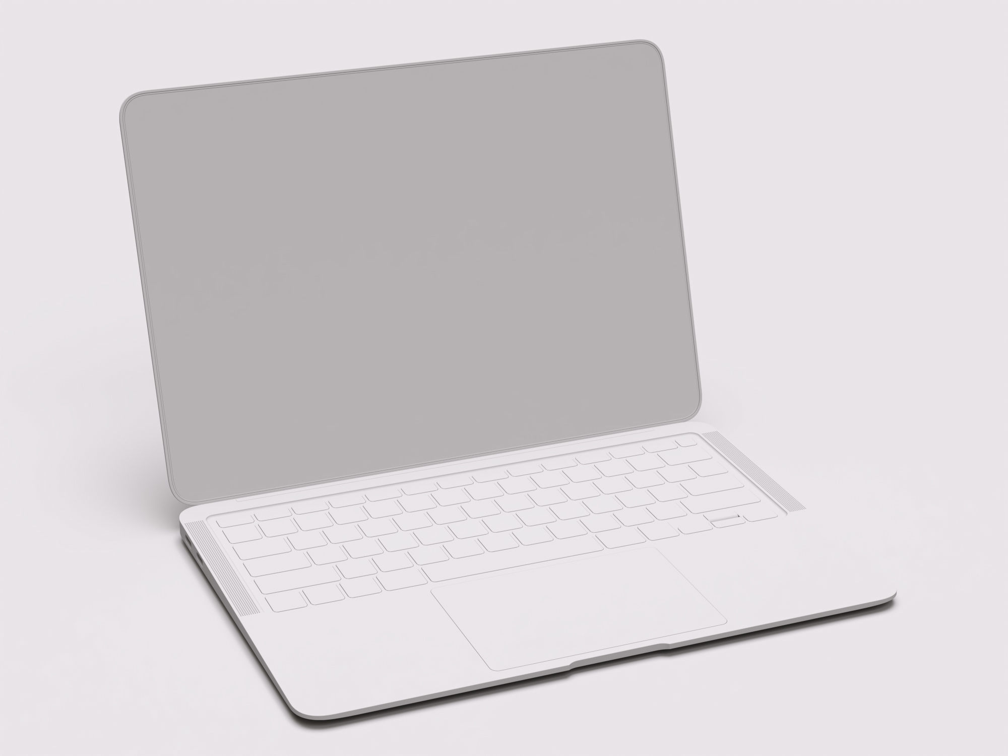 Laptop 03 3D model_8