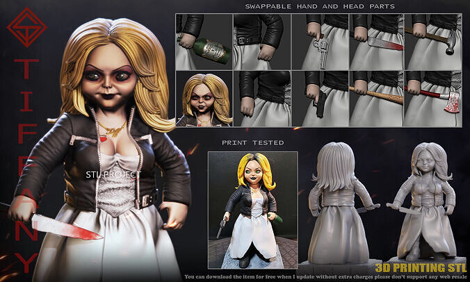 Tiffany 3D print model