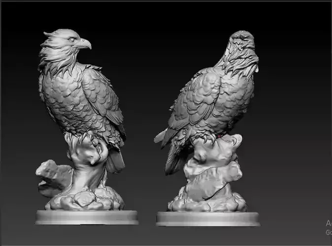 eagle 3D print model 3D print model