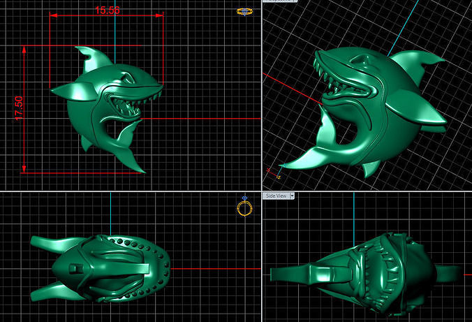 baby shark 3D print model