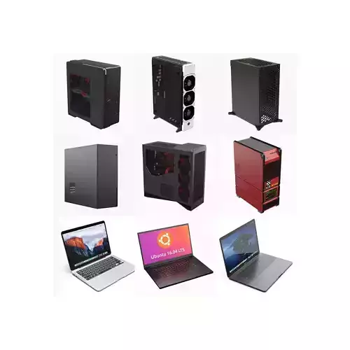 PC Case and Laptop Collection 9 in 1 